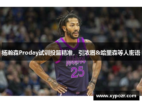 杨瀚森Proday试训投篮精准，引浓眉&哈里森等人密语